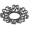 Ekena Millwork Reims Architectural Grade PVC Pierced Ceiling Medallion, Nickel, 20"OD x 7 5/8"ID x 1/2"P CMPP20RESNI - alternate 4